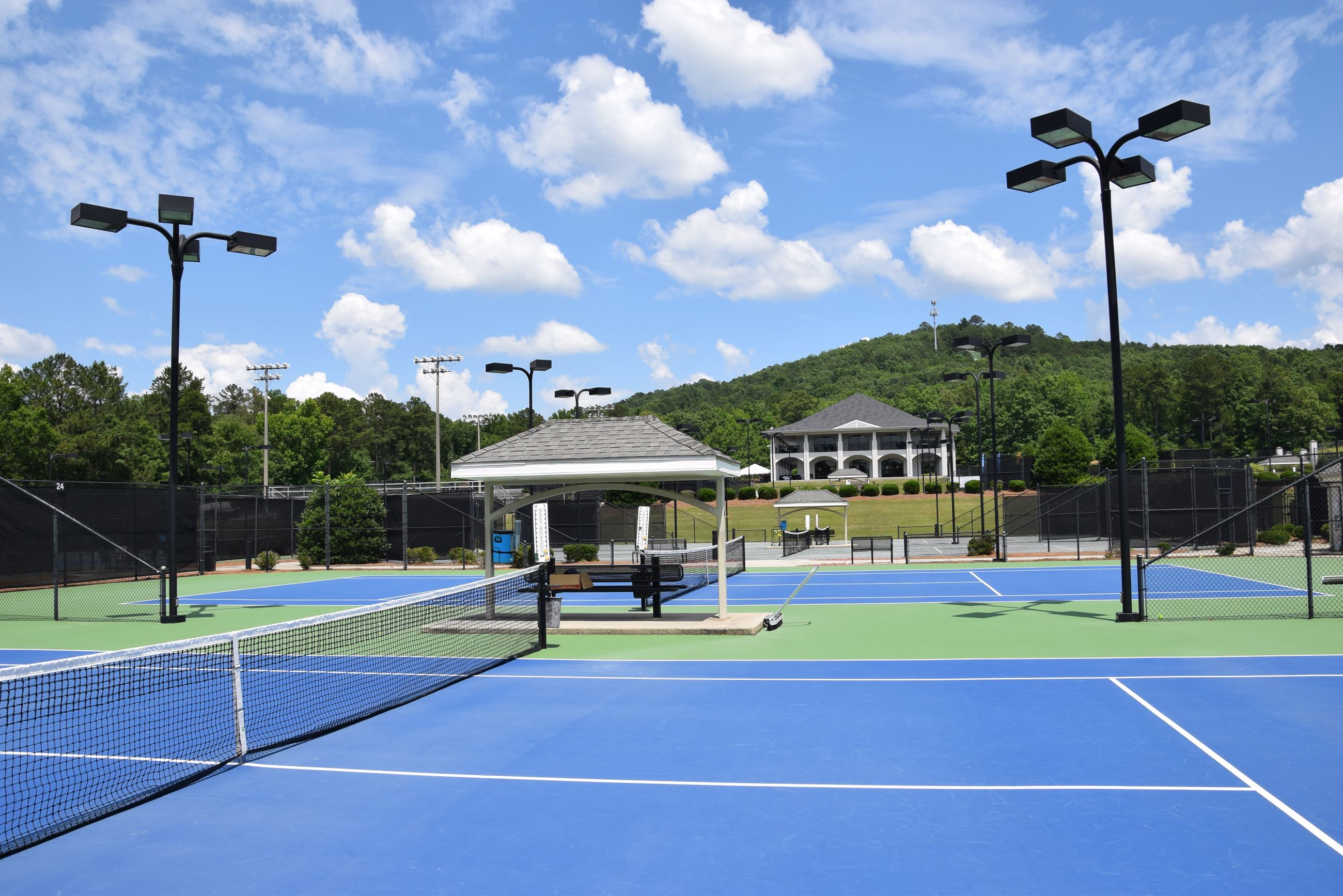 PRC clubhouse and courts