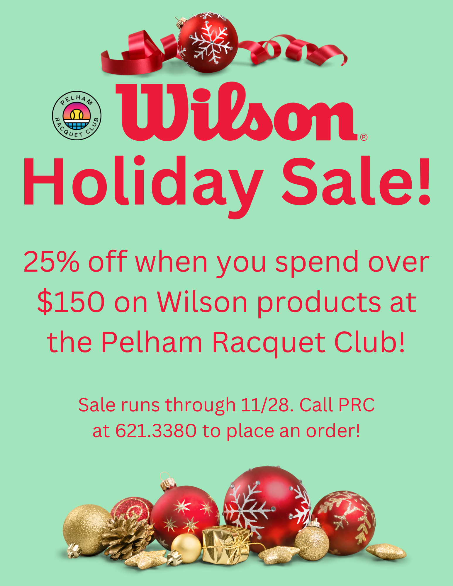 Wilson Holiday Sale